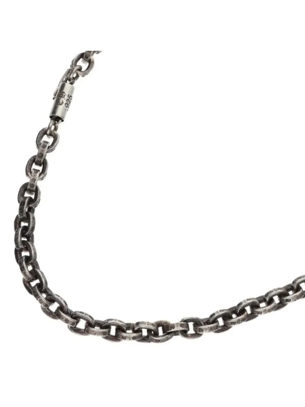 Chrome Hearts Paper Chain 20 Silver Necklace